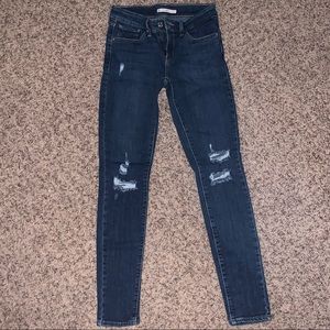 Levi’s Skinny Ripped Jeans